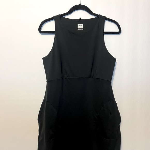 Prana Women’s Emerald Lake Black tank Dress Size medium with pockets - Picture 6 of 9